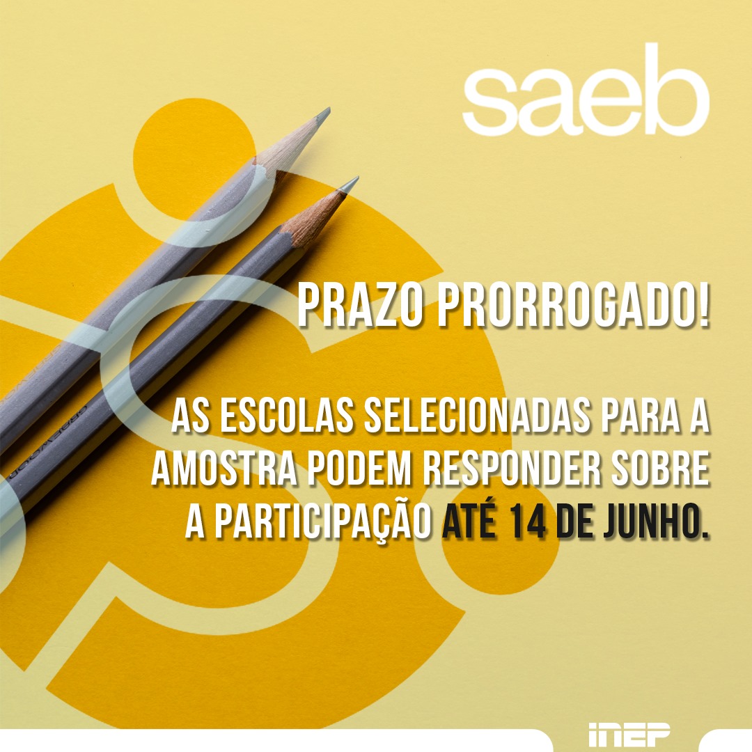 Saeb 2019 14 De Junho é O Prazo Para Escolas Responderem Conviva Educação 0862