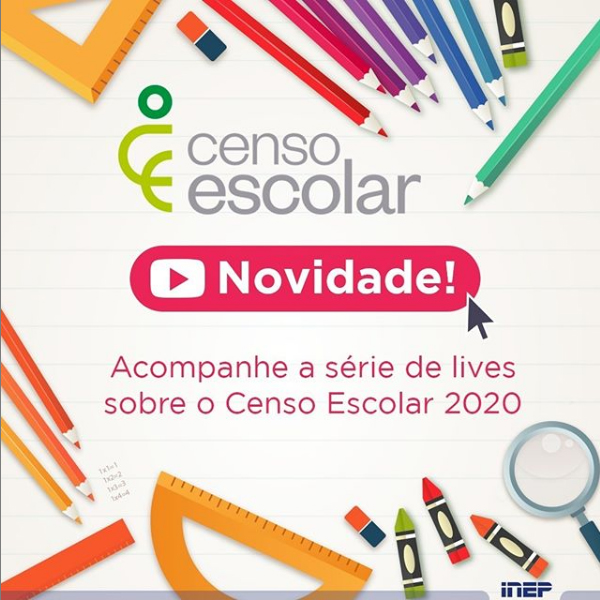 Inep Inova E Estreia Série De Lives Sobre O Censo Escolar 2020 ...