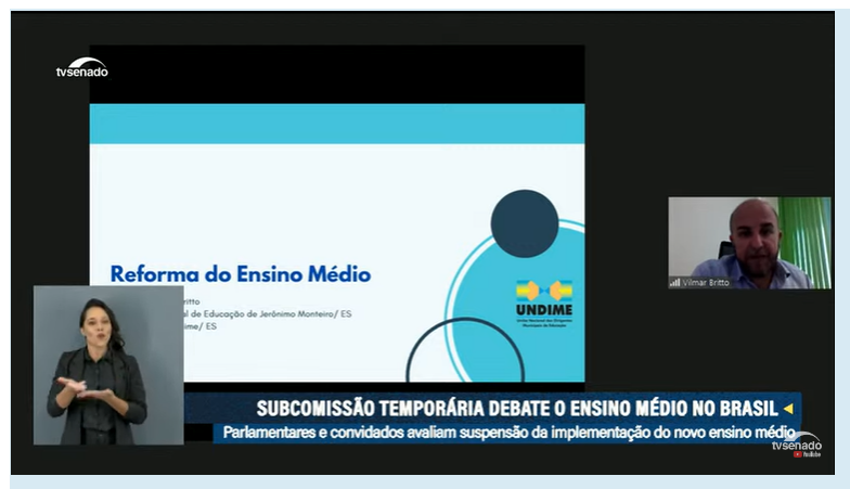 Undime Participa De Debate Sobre Ensino Médio No Senado Conviva Educação 9973